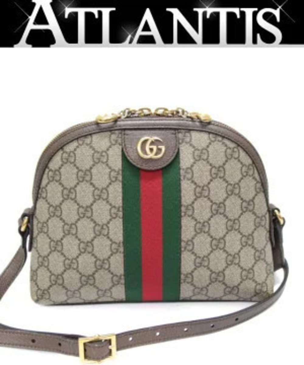 Gucci Ophidia Shoulder Bag Sherry x Leather Brown